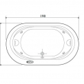 Ванна з гідромасажем Jacuzzi® OPALIA