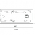 Ванна с гидромассажем Jacuzzi® SHARP 70