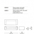 Диван Cappellini CUBA 25 SOFA-BED