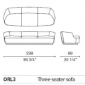 Диван Cappellini ORLA