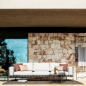 Садовий диван TRIBÙ NATAL ALU SOFA