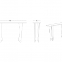 Консольний стіл altreforme HIGH HEELS