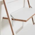 Книжкова шафа AMBIVALENZ FLÄPPS LEANINGSHELF - WHITE