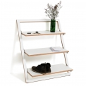 Книжкова шафа AMBIVALENZ FLÄPPS LEANINGSHELF - WHITE