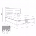 Кровать двухместная Arvestyle SALIERI