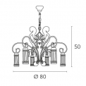 Люстра Bellart 1881-L6L