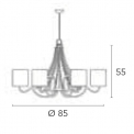 Люстра Bellart 3018-L8L