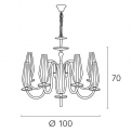 Люстра Bellart 1810-L12L