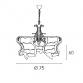 Люстра Bellart 1150-L5L