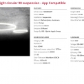 Світильник підвісний Artemide ALPHABET OF LIGHT CIRCULAR