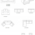 Модульный диван Bedding Atelier miami-divano